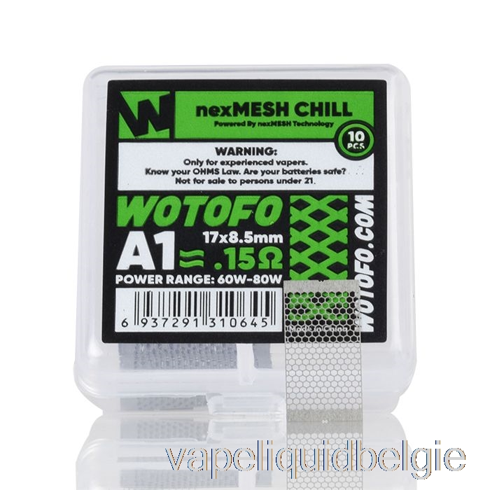 Vape België Wotofo Nexmesh Mesh Vervangingsspoelen 0.15ohm Nexmesh Chill A1